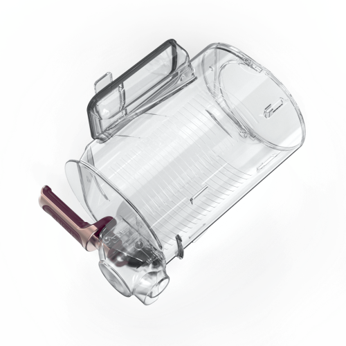 ​Ninja SLUSHi&trade; MAX 150 oz. Clear Vessel with Anti-Drip Pour Spout in Blood Orange