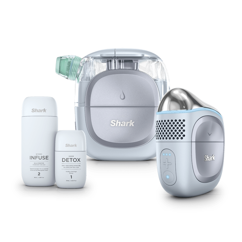 Shark FacialPro™ Glow & Depuffi™ At-Home Hydrating Facial System in Strawberry Matcha