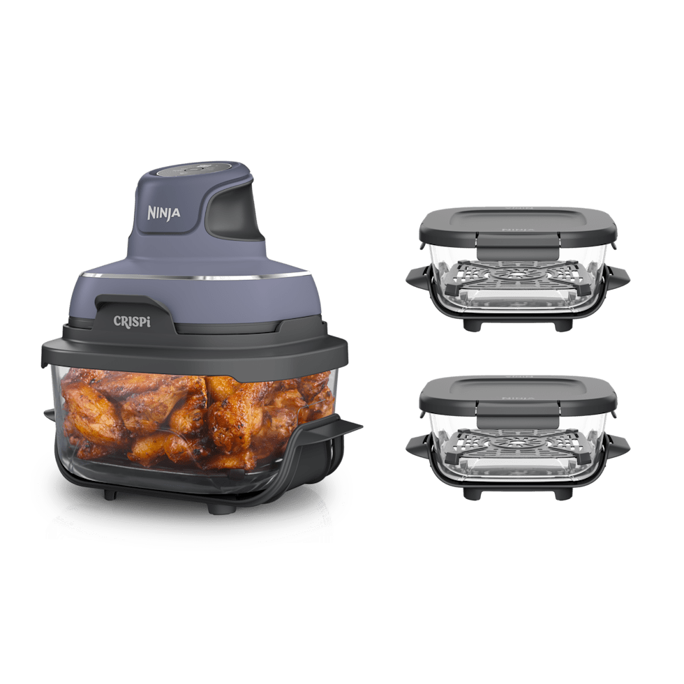 Ninja Crispi Glass Air Fryer with 3 Containers