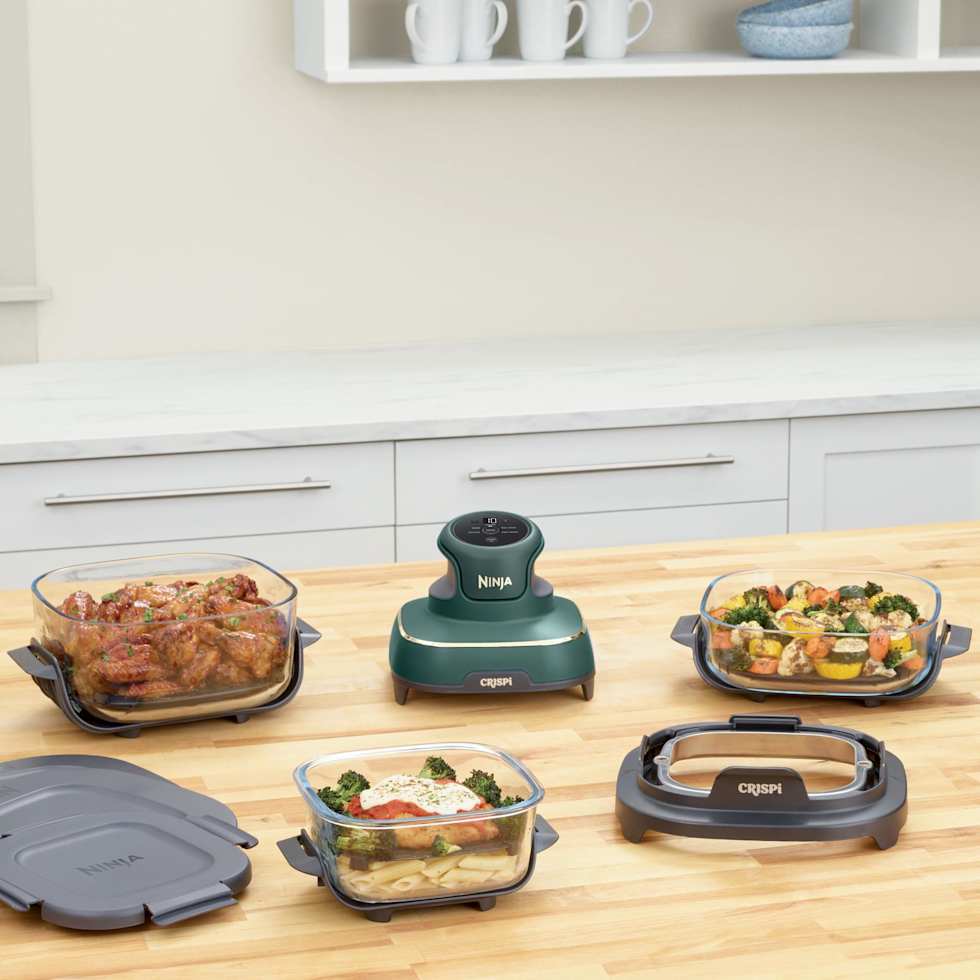 Ninja Crispi® 5-in-1 Glass Air Fryer in Emerald - Image 2