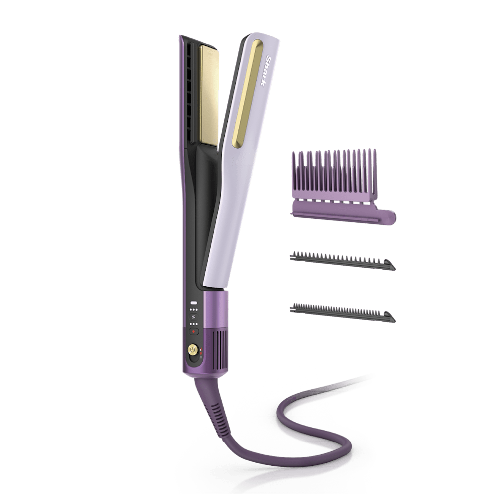 Shark SilkiPro™ Hair Straightener & Dryer in Rose Petal