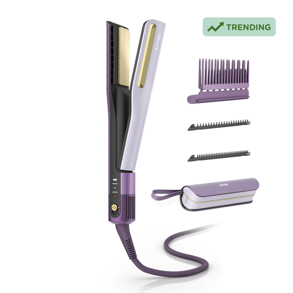 Shark SilkiPro™ Hair Straightener and Dryer in Strawberry Matcha