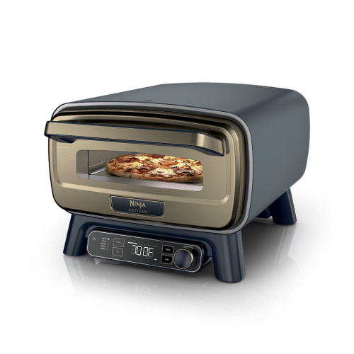 Ninja Artisan™ 5-in-1 Portable Pizza Oven in Blue and Gold