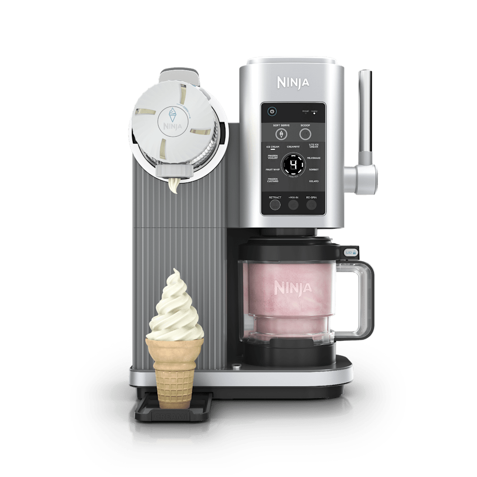 Ninja CREAMi® Scoop & Swirl™ Soft Serve Ice Cream Machine in Navy