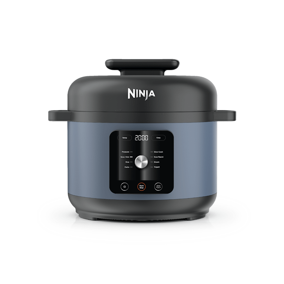 Ninja® HyperHeat™ 9-in-1 Electric Pressure Cooker, 6.5 Qt Multi-Cooker with SimpliServe™ Pot, 1200W, Blue Macaron