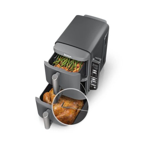 Ninja DoubleStack&trade; Double Basket Air Fryer and Thermometer