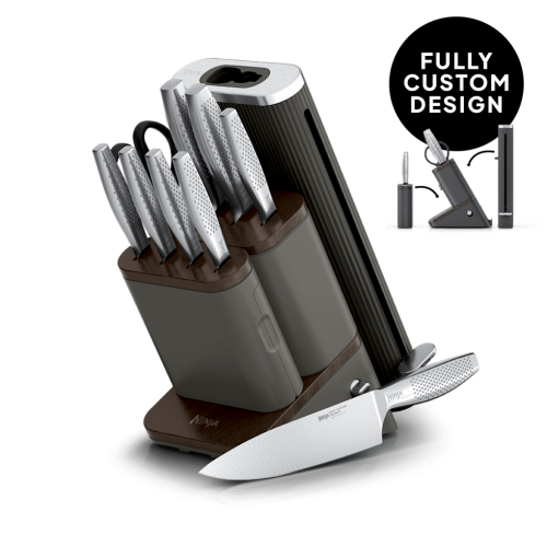 Ninja NeverDull® Pro 11-Piece Premium Kitchen Knife Set & Steak Knives in Slate
