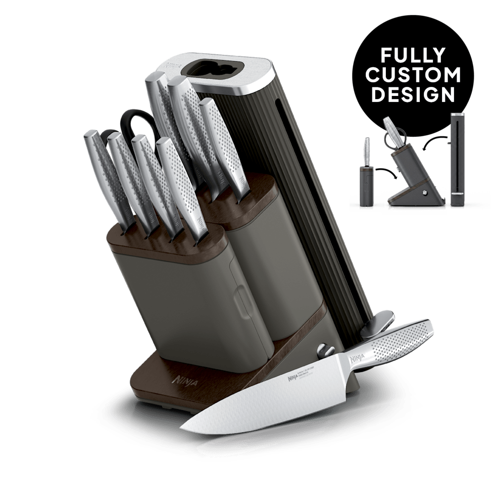 Ninja NeverDull® Pro 11-Piece Premium Kitchen Knife Set & Steak Knives in Slate