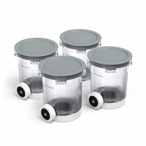 Ninja&reg; Creami&reg; Scoop & Swirl&trade; 4-Pack Pints and Lids