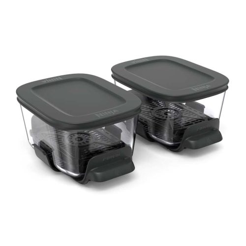 Ninja&reg; Crispi&reg; DualZone&trade; 4-QT CleanCrisp&trade; Container 2-PK Bundle