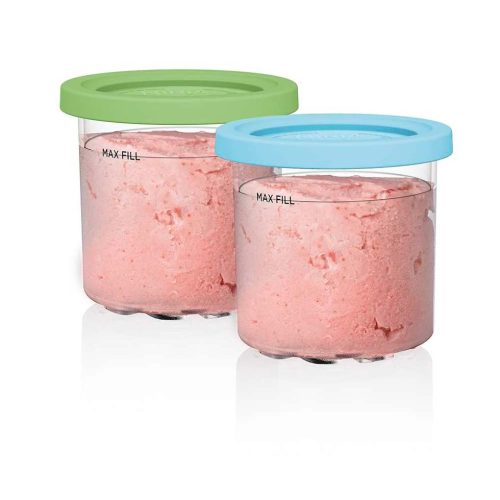 Ninja&reg; CREAMi&reg; Pints 2 Pack, Compatible with NC299AMZ, NC300s & NC350s Series CREAMi&reg; Ice Cream Makers